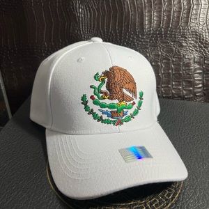 New cap Mexico emblem eagle white